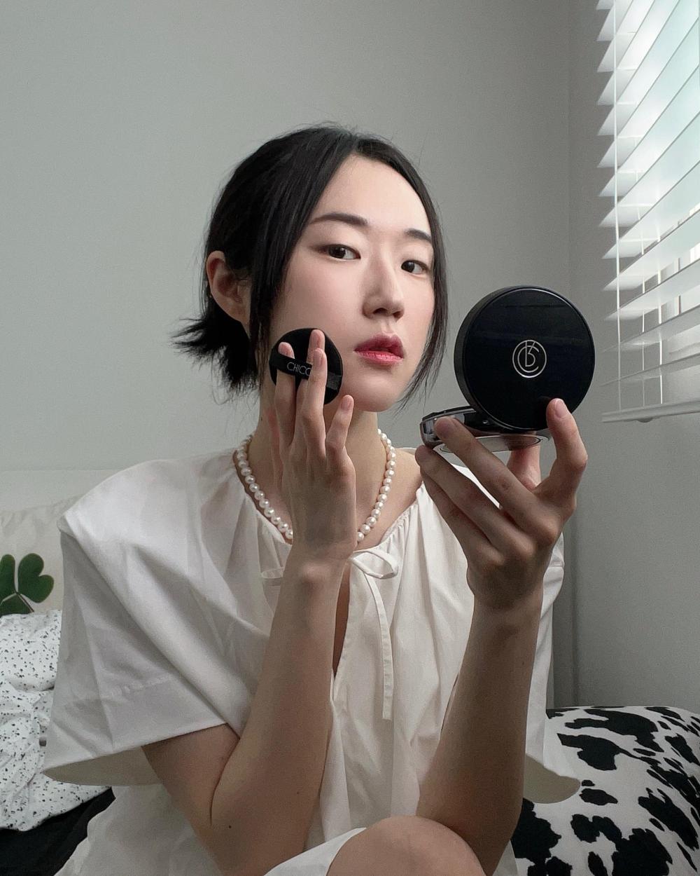 바르자마자 맑게 톤업되면서 화사해지는 #시코르 비타민쿠션